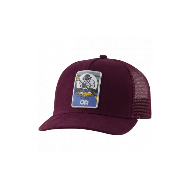 Outdoor Research Squatchin' Trucker Cap 1950 Burgundy