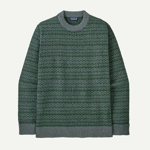 Patagonia Mens Recycled Wool-Blend Sweater now Squail: Blue Sage / S