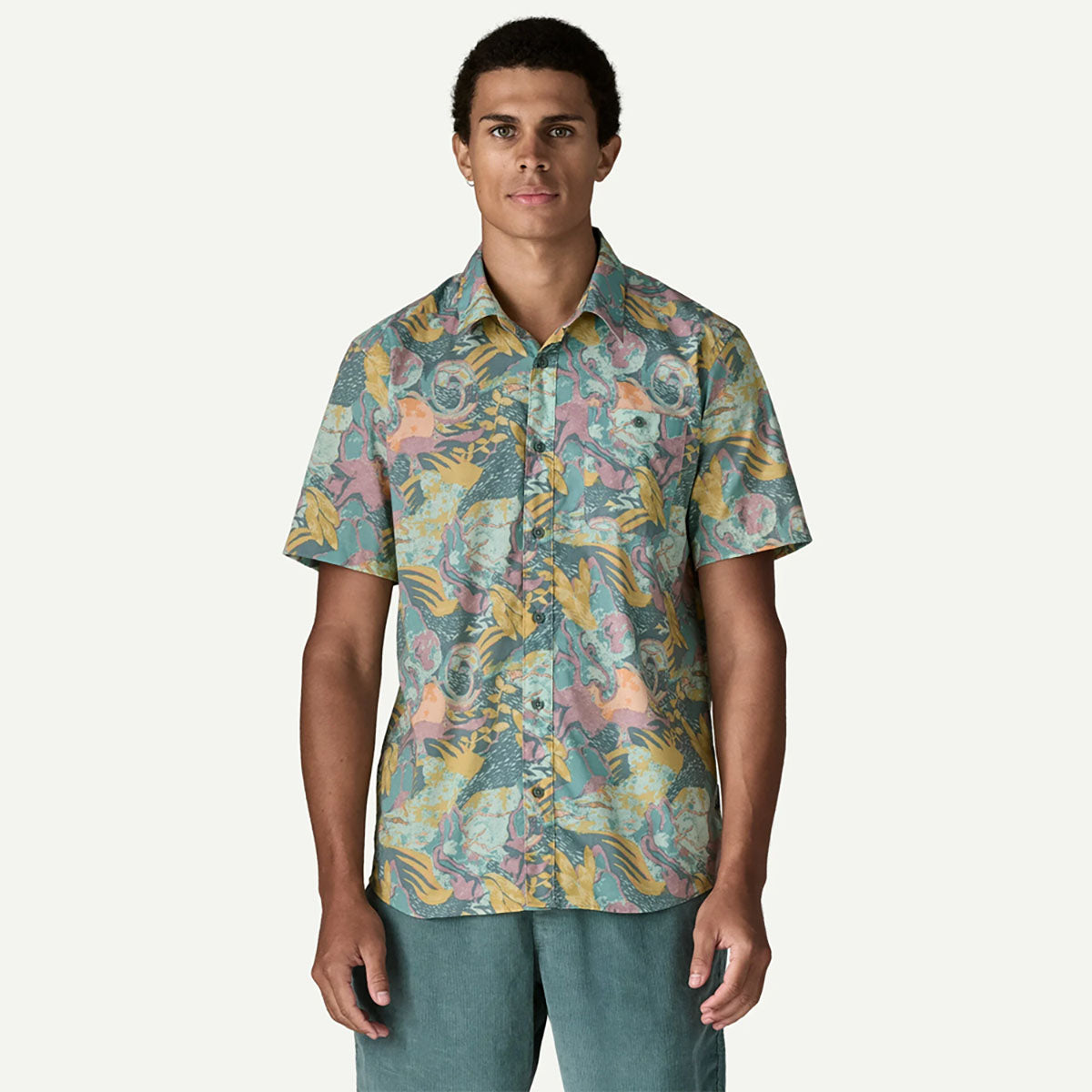 Patagonia Mens Go To Shirt oon Tripper: Blue Sage / M