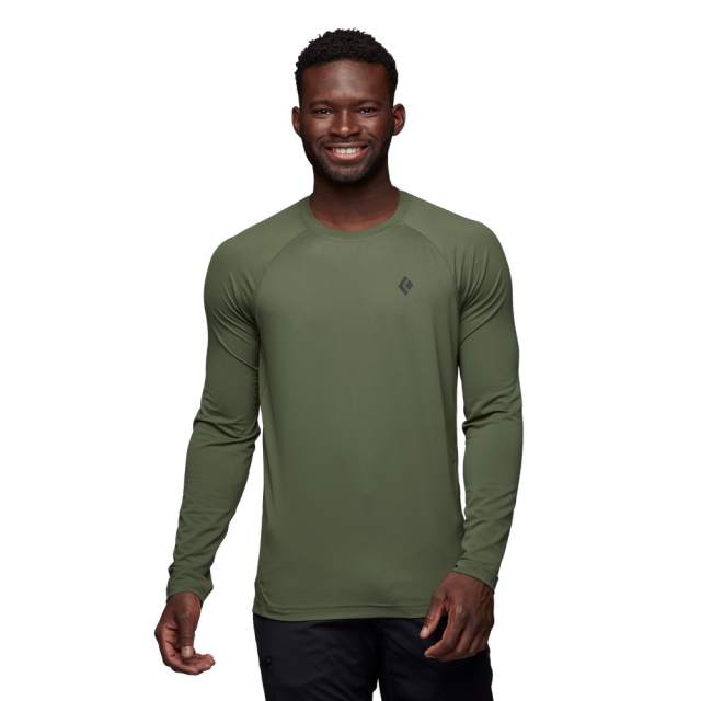 Black Diamond Men&#39;s Alpenglow Long Sleeve Crew Tundra