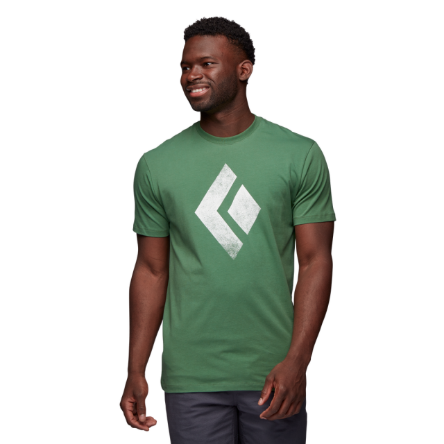 Black Diamond Mens Chalked Up Tee Arbor Green