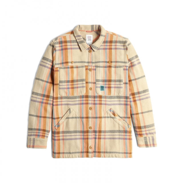 Topo Designs W Mountain Shirt Jacket SahMul Sahara Multi Plaid