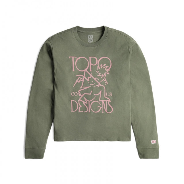 Topo Designs W Roamer Tee LS Bee Beetle