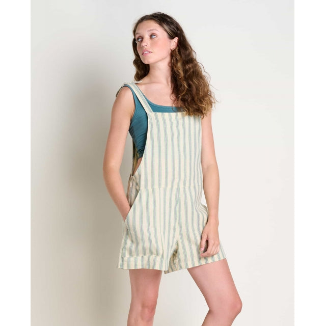 Toad&Co. Womens Taj Hemp Shorterall 289 Barley tripe / S