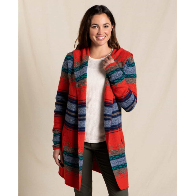 Toad&Co. W Merino Heartfelt Hoodie 608 Winterberry