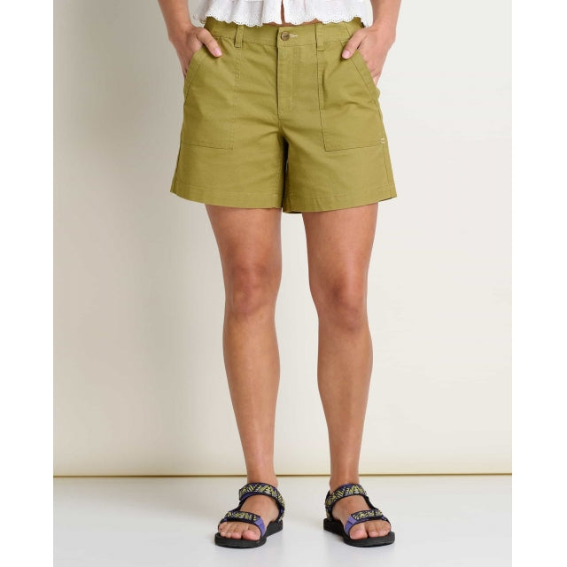 Toad&amp;Co. Women&#39;s Earthworks Camp Short 302 Green Moss