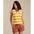 Toad&Co. Womens Grom Tank 749 Butter 70 Stripe / S