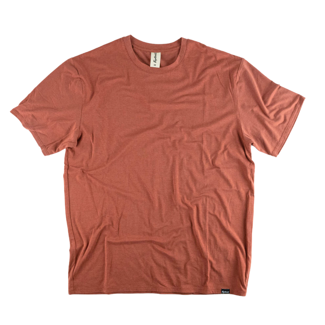 Fayettechill Men's Hobbs SS Tee Burnt Brick