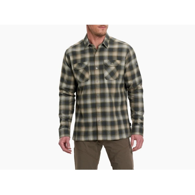 Kuhl Men&#39;s Dillingr Flannel Shirt SMSG Smokey Sage