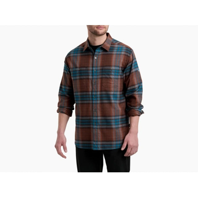 Kuhl Mens Fugitive Flannel Shirt BONF Bonfire