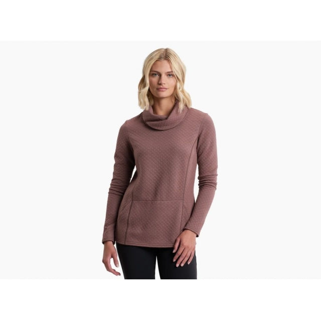 Kuhl Women&#39;s Athena Pullover APR Alpenrose / L