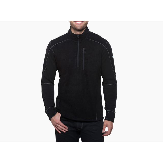 Kuhl Men&#39;s Interceptr 1/4 Zip BK Black