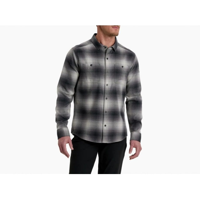 Kuhl Mens Law Flannel Long Sleeve IRMN Iron Mountain