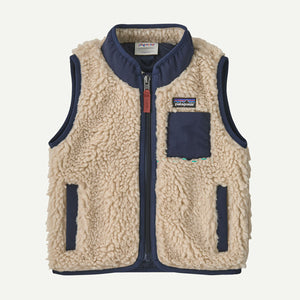 Patagonia Baby Retro-X Vest Dark Natural w/New Navy