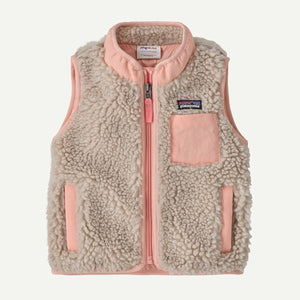 Patagonia Baby Retro-X Vest Natural w/Sunlit Pink