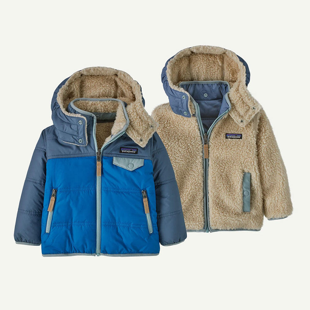 Patagonia Baby Reversible Tribbles Hoody Endless Blue