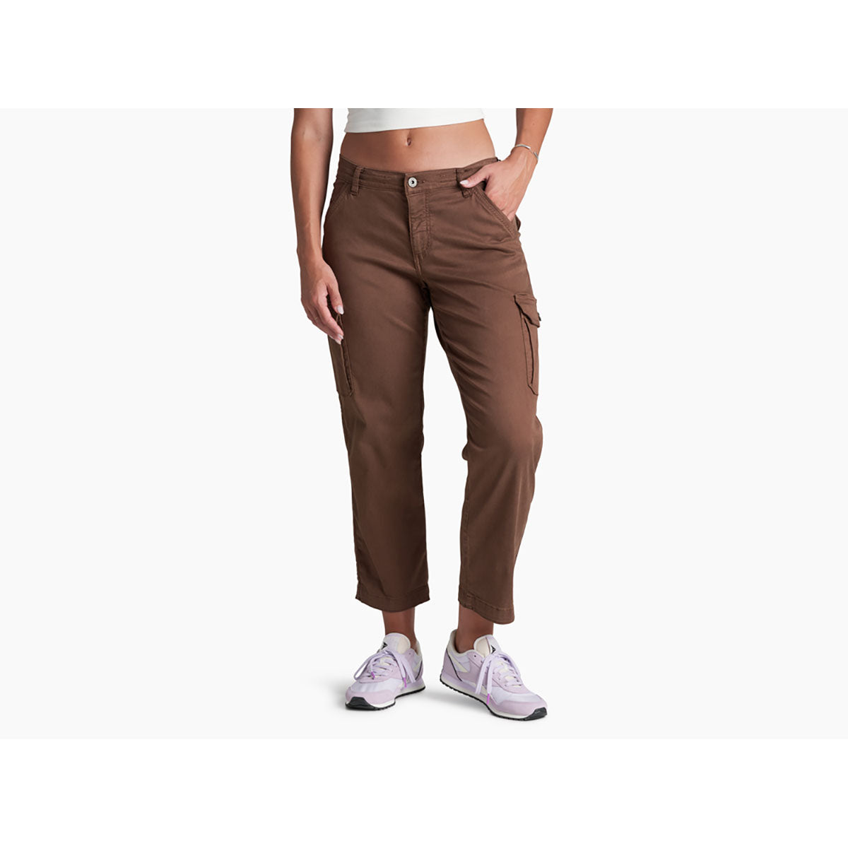 Kuhl Womens Kultivatr Kargo Crop - Regular Coffee