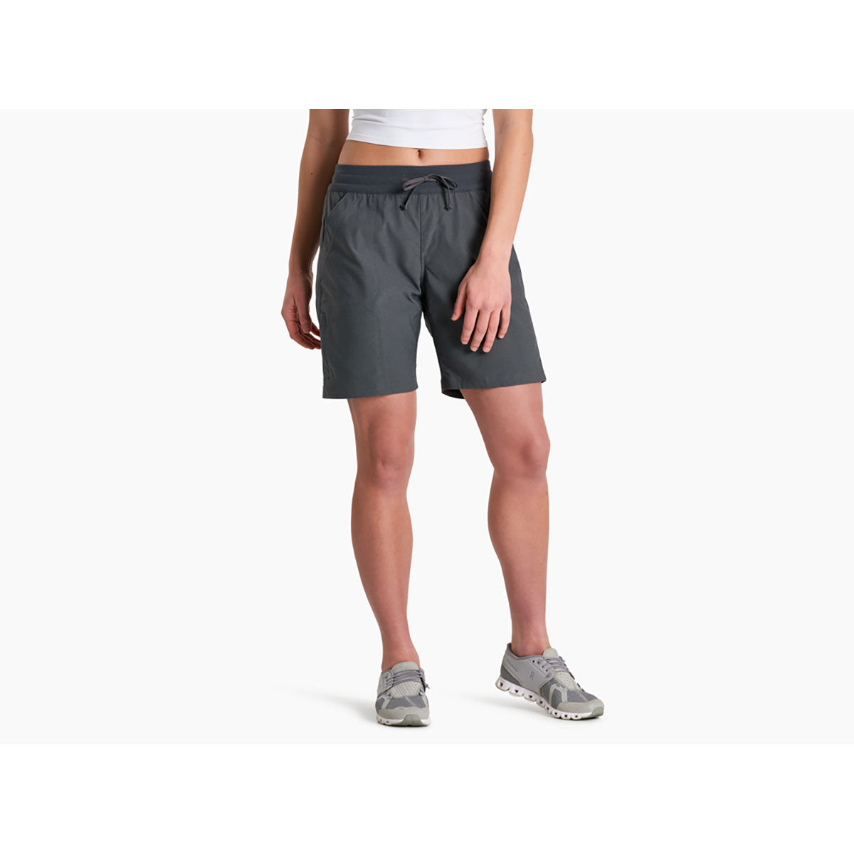 Kuhl Womens Trekr Pull On Short - 8 Charcoal