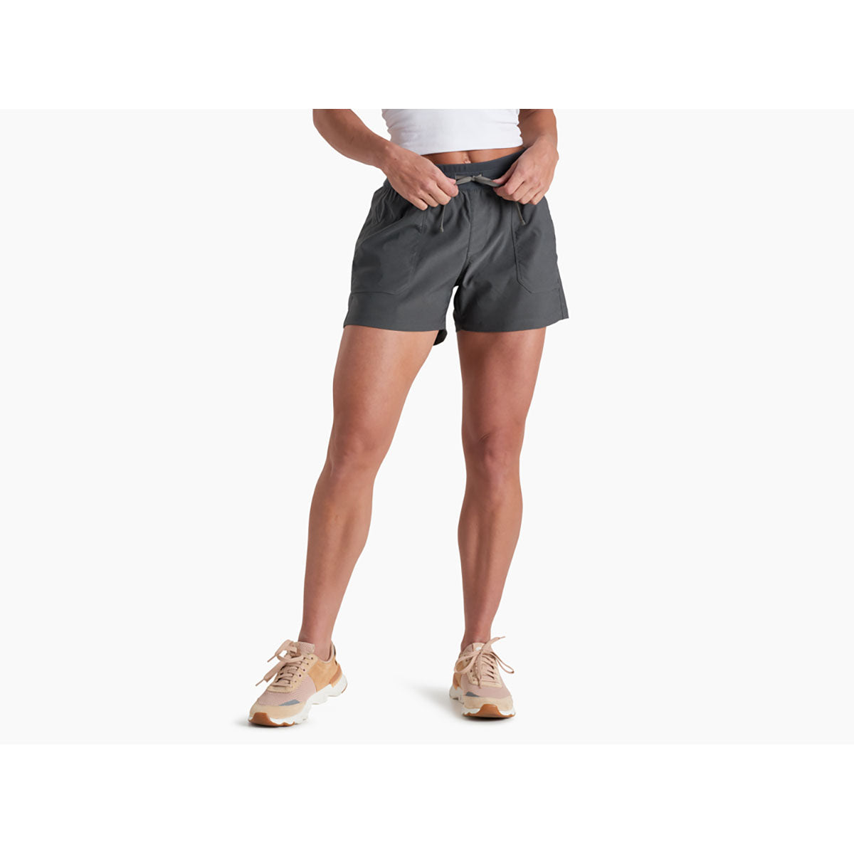 Kuhl Womens Trekr Pull On Short - 4 Charcoal