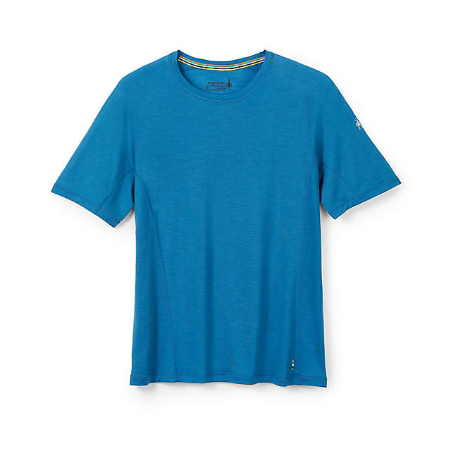 Smartwool Men's Active Ultralite Short Sleeve J44 Light Neptune Blue