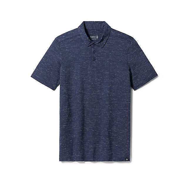 Smartwool M Everyday Explorer Merino SS Polo 108 Deep Navy Heather