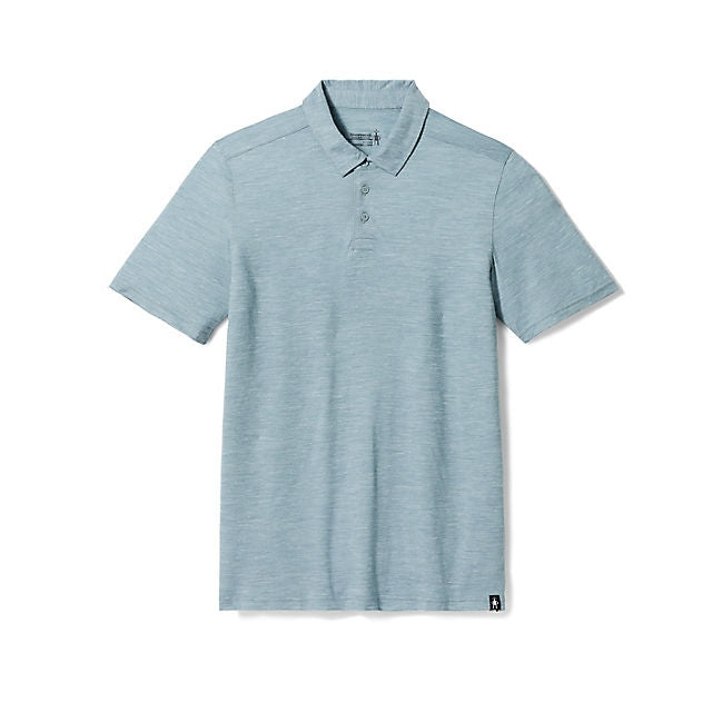 Smartwool M Everyday Explorer Merino SS Polo L43 Lead Heather