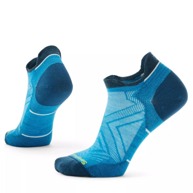 Smartwool Women&#39;s Run Zero Cushion Low Ankle Socks E21 Ocean Abyss