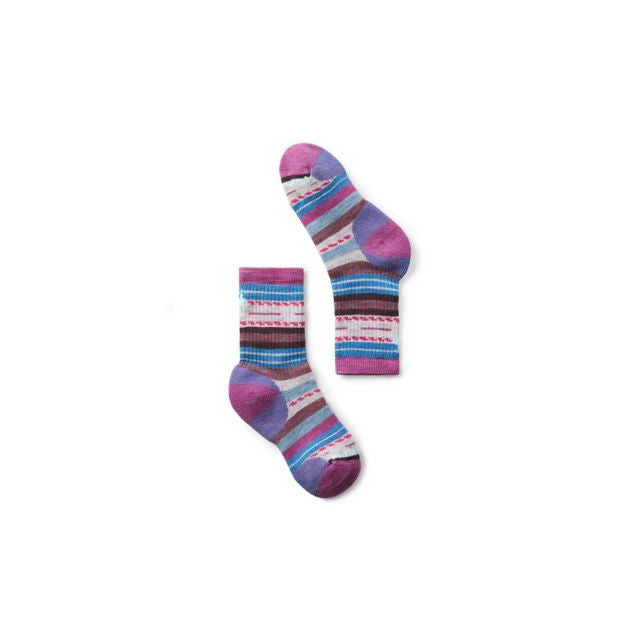 Smartwool Kids Hike Full Cushion Margarita Crew Socks A22 Meadow Mauve