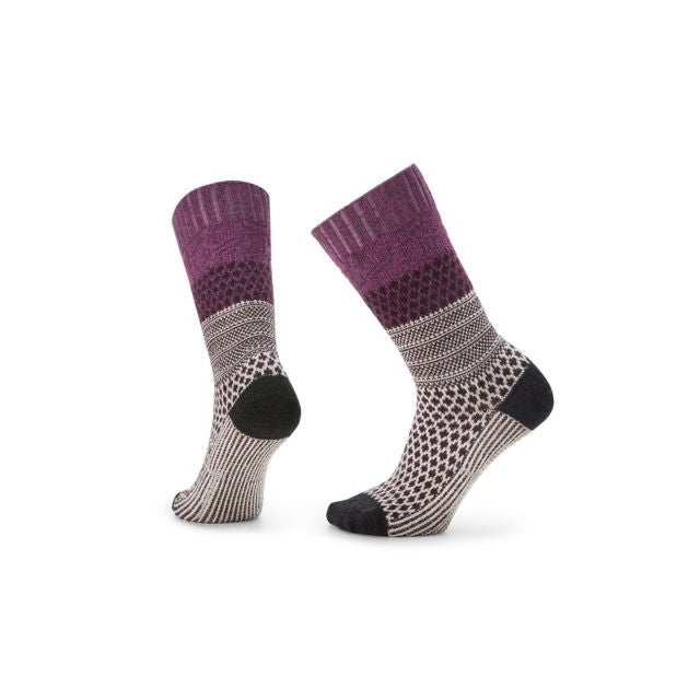 Smartwool Women's Everyday Popcorn Cable Crew Socks A22 Meadow Mauve