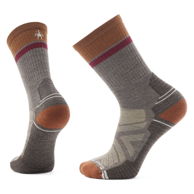 Smartwool Men&#39;s Hike Light Cushion Winding Trail Crew Socks 236 Taupe