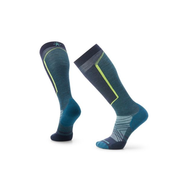 Smartwool Men&#39;s Ski Targeted Cushion Over The Calf Socks G74 Twilight Blue