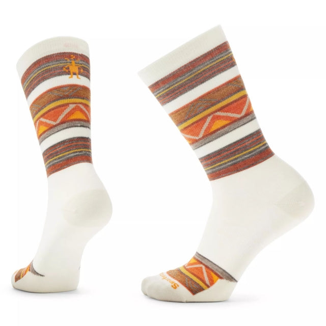 Smartwool Everyday Zig Zag Valley Crew Socks 100 Natural