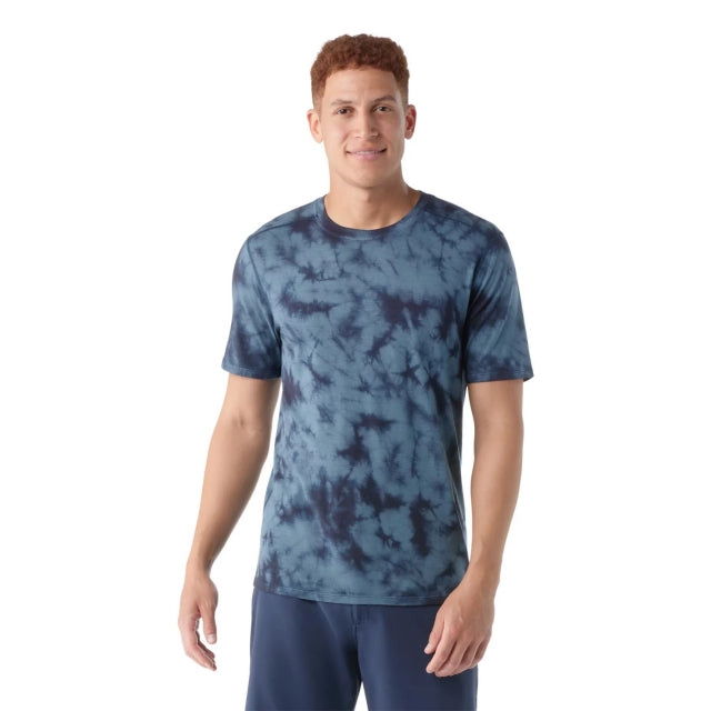 Smartwool M Merino SS Tee N41 Pewter Blue Wash