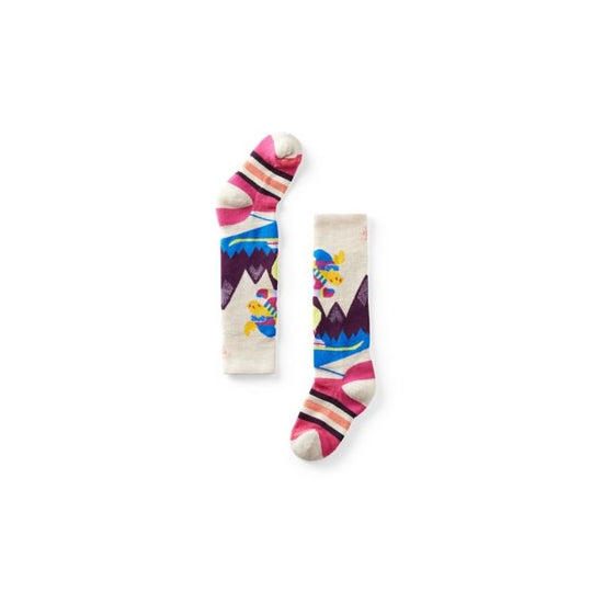 Kids' Wintersport Full Cushion Mountain Moose Pattern OTC