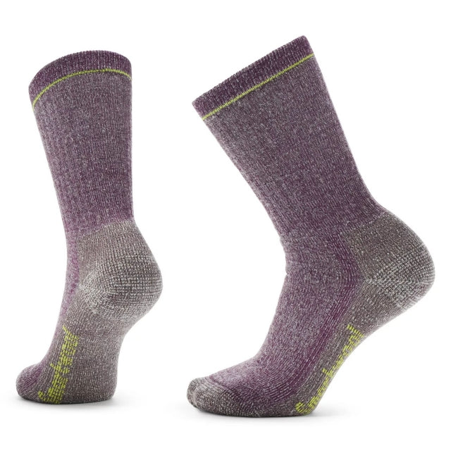 Smartwool Womens Hike Classic Edition Full Cushion 2nd Cut Crew Socks L90 Purple Iris