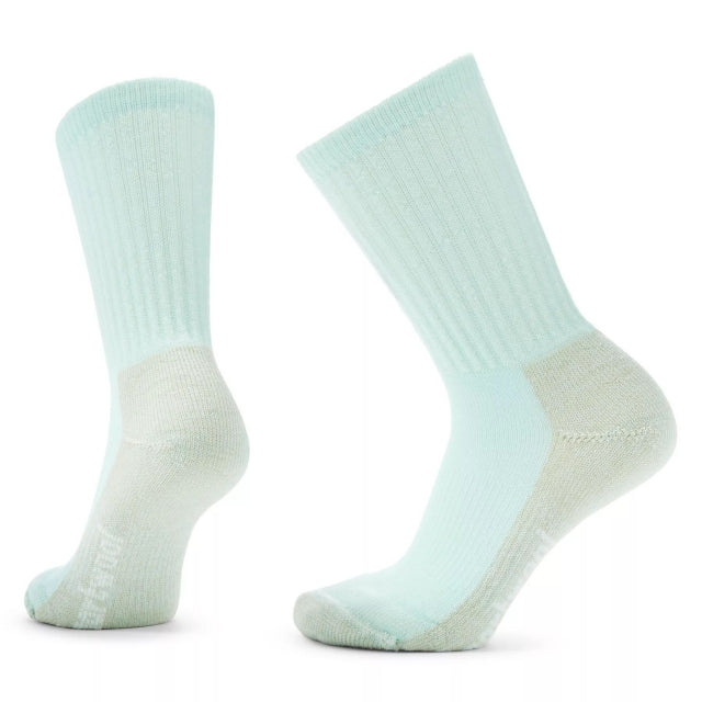 Smartwool Women&#39;s Classic Edition Hike Light Cushion Crew Socks J21 Bleached Aqua