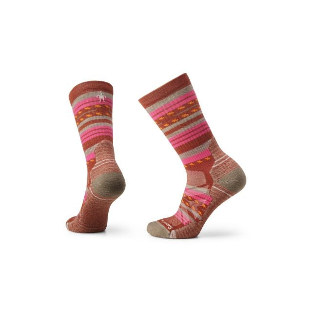 Smartwool Women&#39;s Hike Light Cushion Margarita Crew Socks J33 Picante