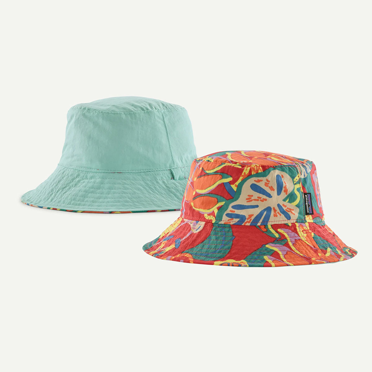 Patagonia Baby Sun Bucket Hat Tropiclimb: Hot Ember