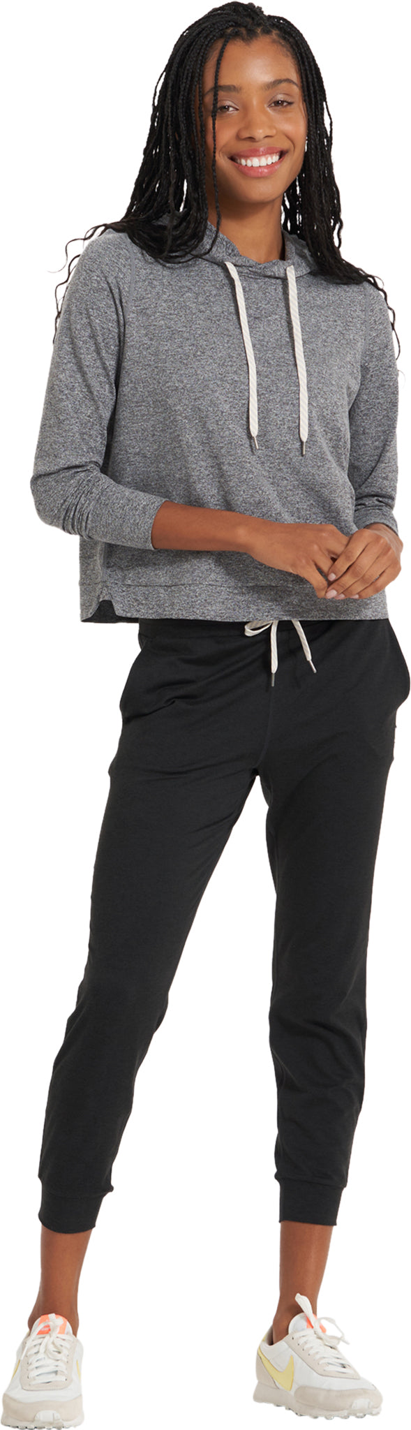 Vuori W Performance Jogger - Long HBK Black Heather