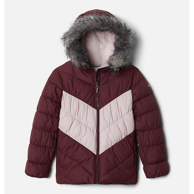 Columbia Girls&#39; Arctic Blast Jacket 619Malbec/Mineral Pink