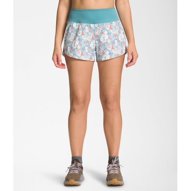 The North Face W Arque 3&quot; Short - Reg IP8 Reef Waters Daisy Print