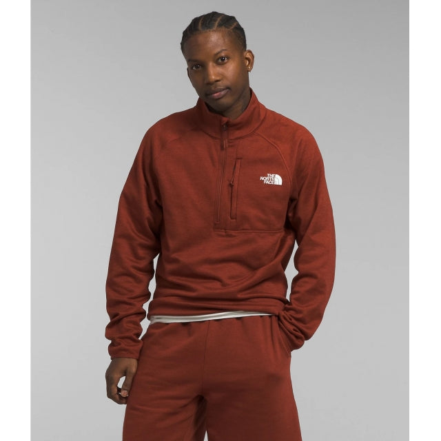 The North Face Mens Canyonlands ½ Zip Brandy Brown Heather