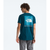 The North Face Men's S/S Box NSE Tee 1NO Midnight Petrol