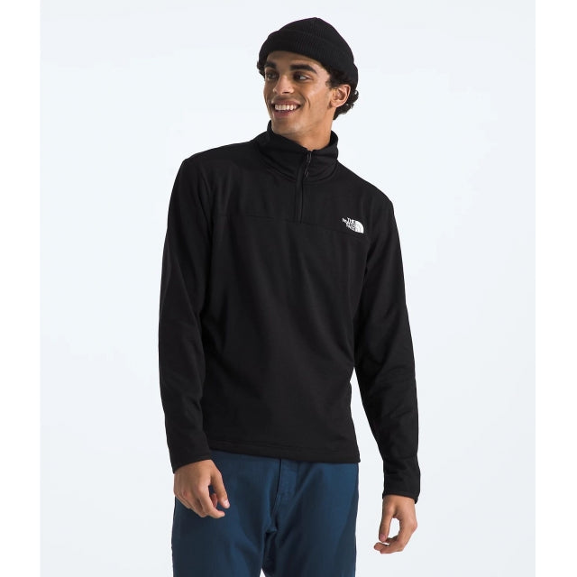 The North Face M Cedar Trail Grid Fleece 1/4 Zip JK3 TNF Black