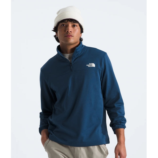The North Face M Cedar Trail Grid Fleece 1/4 Zip HDC Shady Blue