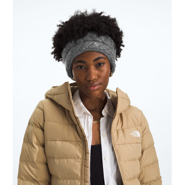 The North Face W Oh Mega Headband DYY TNF Medium Grey Heather