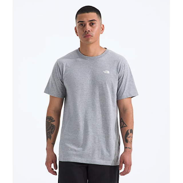 The North Face Mens TNF Core Box NSE Short Sleeve Tee CQO TNF Pale Grey Heather