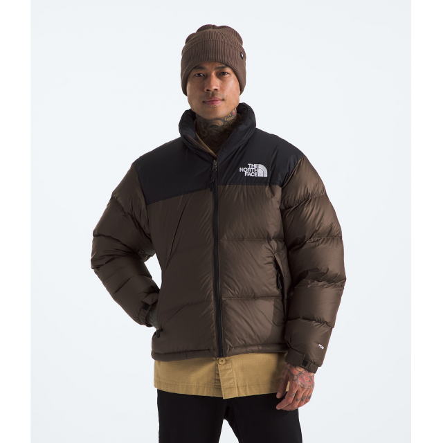 The North Face Men&#39;s 1996 Retro Nuptse Jacket 5EX mokey Brown/TNF Black / S