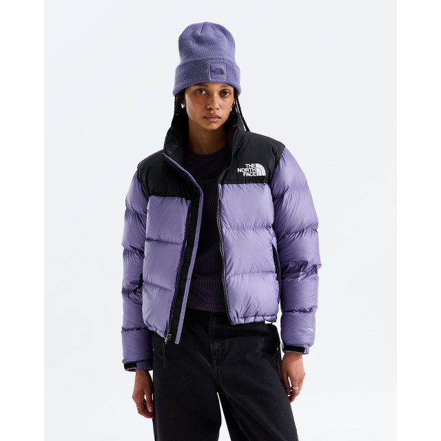 The North Face Womens 1996 Retro Nuptse Jacket GJI Endless Dusk/TNF Black