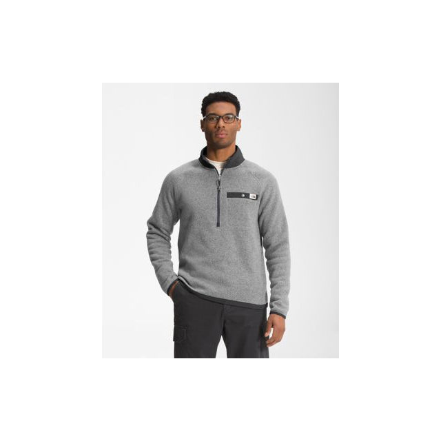 The North Face Men&#39;s Gordon Lyons Quarter-Zip TNF Medium Grey Heather